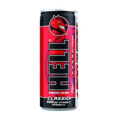 HELL Energy Drink Classic Energetický nápoj 24 x 250 ml plech