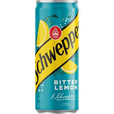 Schweppes Bitter Lemon 24 x 330 ml plech