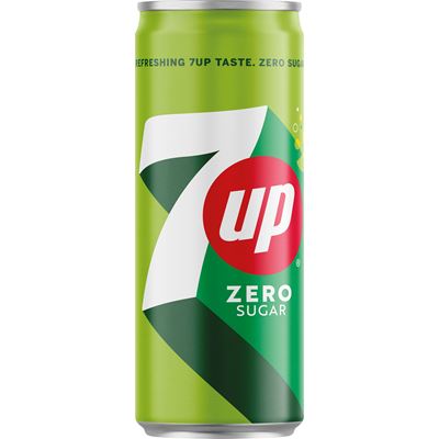 7up Zero Sugar 24 x 330 ml plech