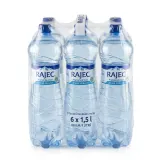 RAJEC Voda jemně perlivá 6 x 1,5 l
