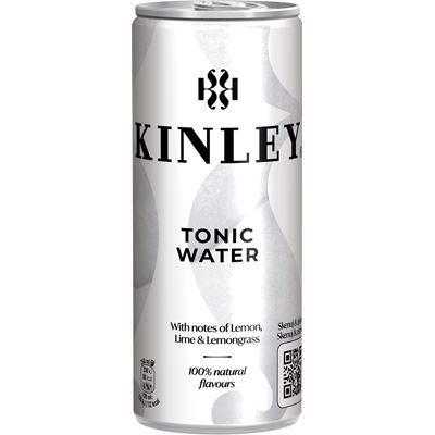 KINLEY Tonic Water 4 x 250 ml plech