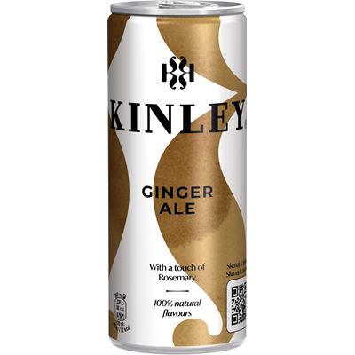 KINLEY Ginger Ale 24 x 250 ml plech