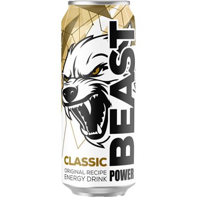 POWER BEAST Classic 24 x 500 ml plech