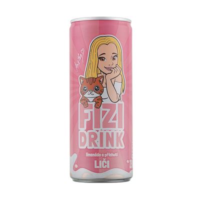 FIZI DRINK liči 6 x 250 ml plech