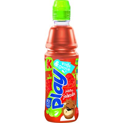 KUBÍK Play jahoda 12 x 400 ml