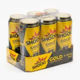 BIG SHOCK! Gold energetický nápoj 6 x 500 ml plech