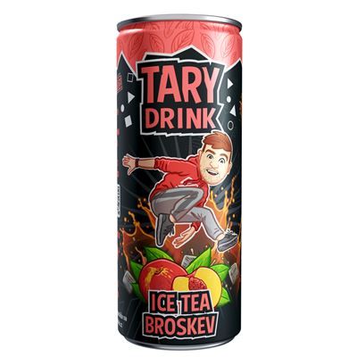 TARY DRINK Ice Tea broskev 24 x 250 ml