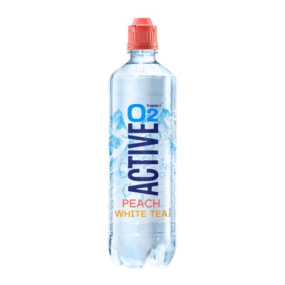 ACTIVE O2 Peach White Tea 8 x 750 ml
