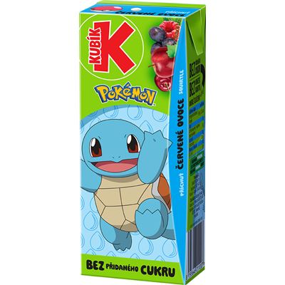KUBÍK Pokémon červené ovoce 27 x 200 ml