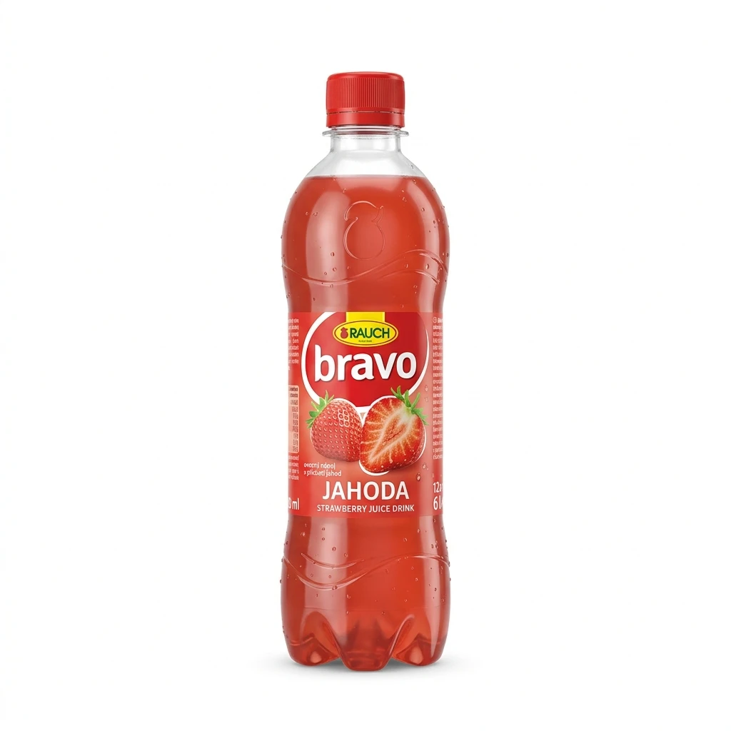 RAUCH bravo jahoda 12 x 500 ml