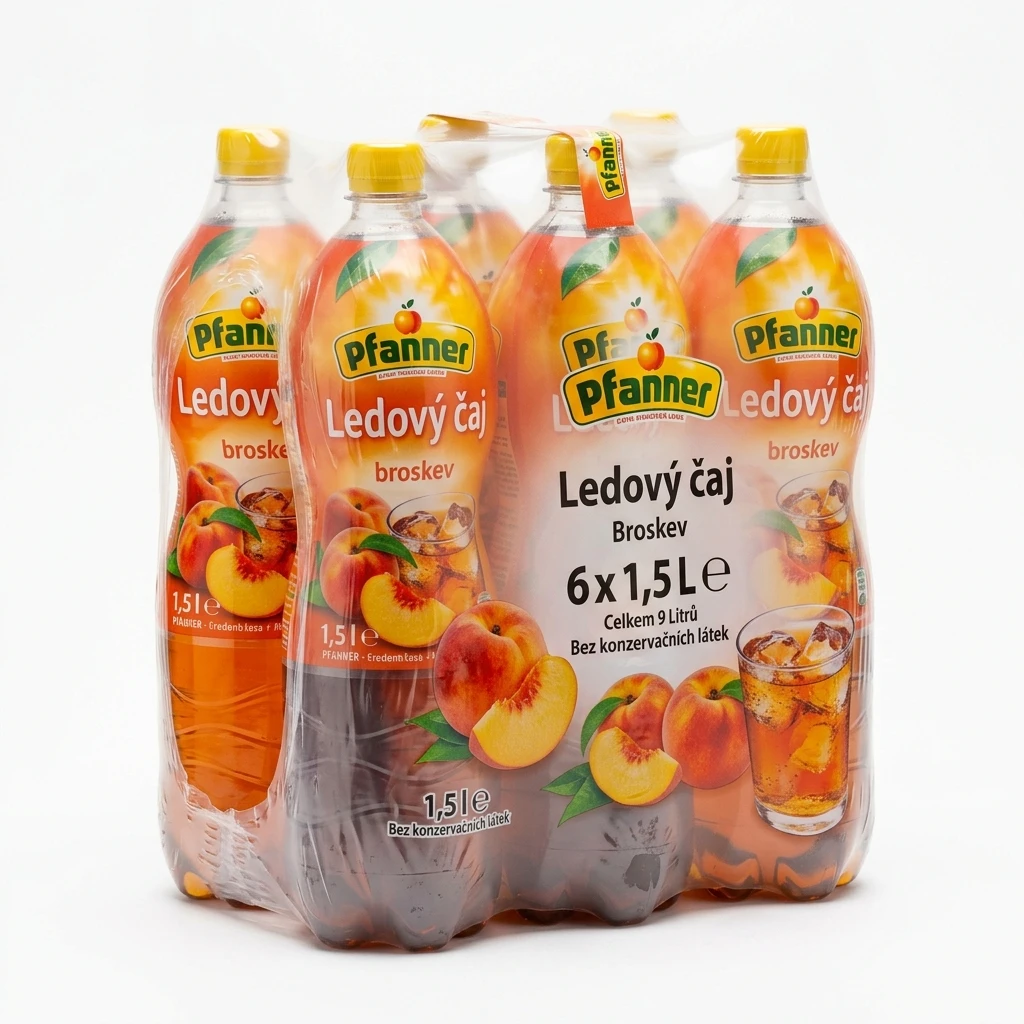 Pfanner Ledový čaj broskev 6 x 1,5 l