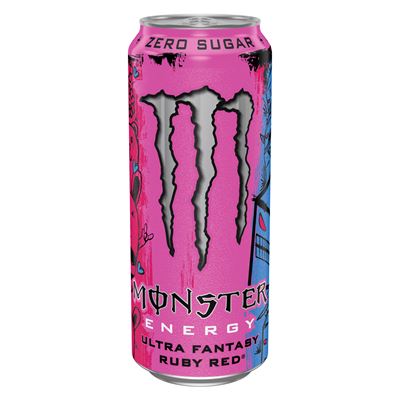 MONSTER Ruby Red 12 x 500 ml plech