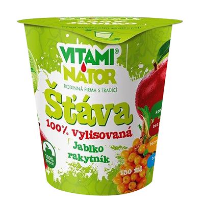 VITAMINÁTOR jablko rakytník 20 x 150 ml