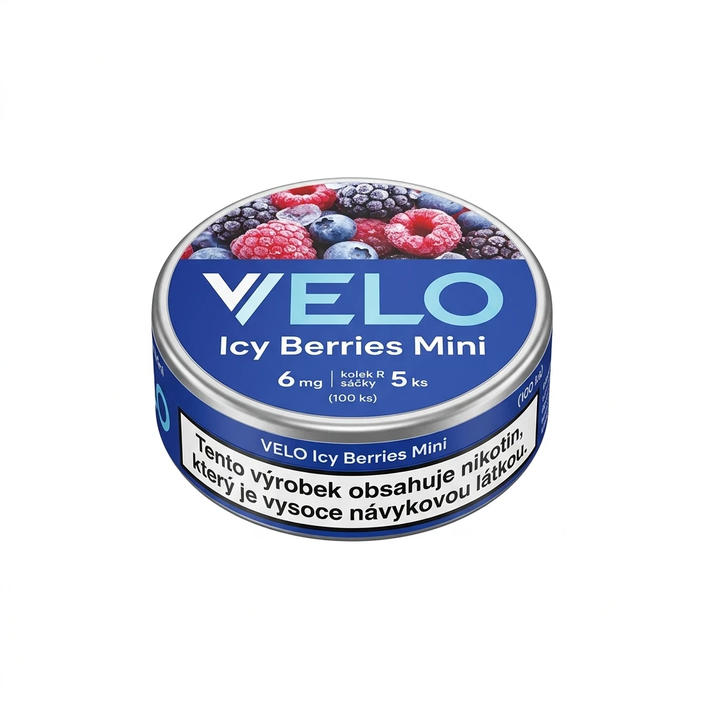 VELO Icy Berries Mini 6 mg kolek R sáčky 5 ks
