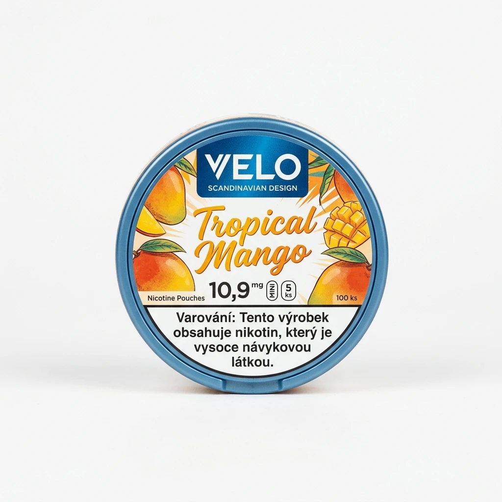 VELO Tropical Mango 10,9 mg sáčky 5 ks