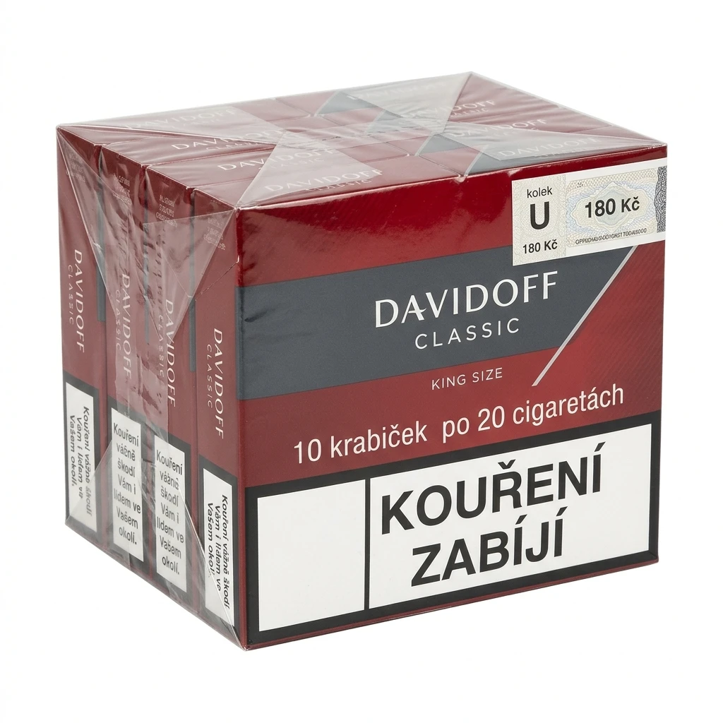 Davidoff Classic king size tvrdé bal. 10 krab. 20 ks kolek U 180 Kč VO cena