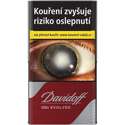 Davidoff Evolved Red 100 dlouhé tvrdé bal. 10 krab. 20 ks kolek U 161 Kč VO cena