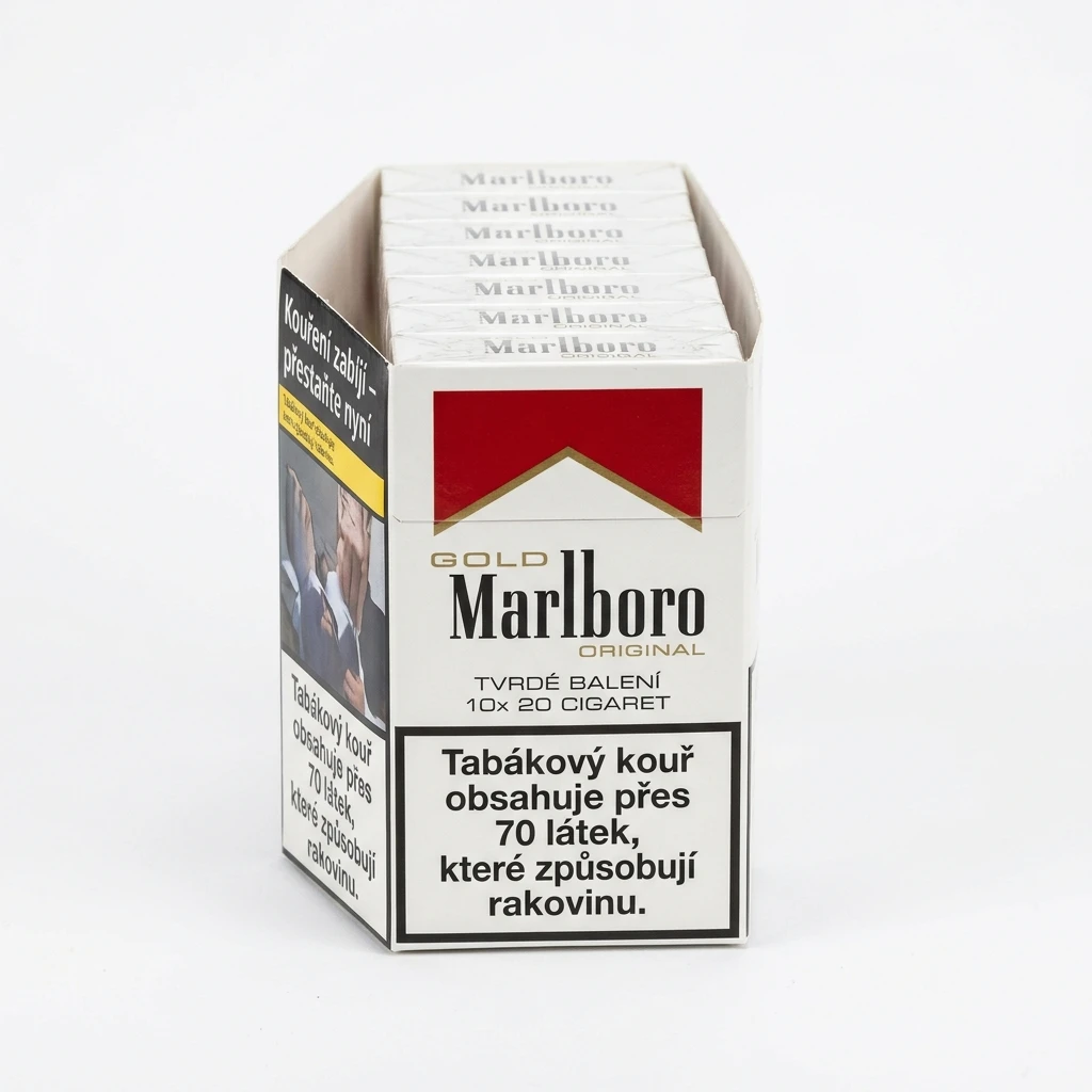 Marlboro Gold Original SOF king size tvrdé bal. 10 krab. 20 ks kolek U 171 Kč VO cena