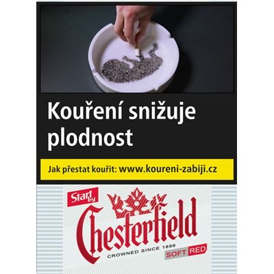 Chesterfield Red SOF regular size měkké bal. 10 krab. 20 ks kolek U 160 Kč VO cena