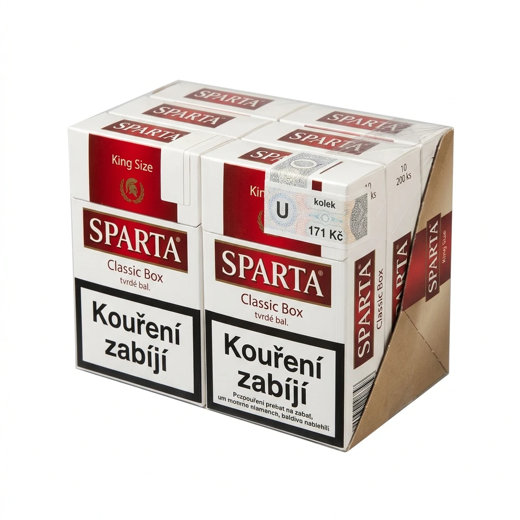 SPARTA Classic Box king size tvrdé bal. 10 krab. 20 ks kolek U 171 Kč VO cena