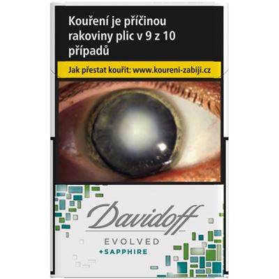 Davidoff Evolved Sapphire king size tvrdé bal. 10 krab. 20 ks kolek U 161 Kč VO cena