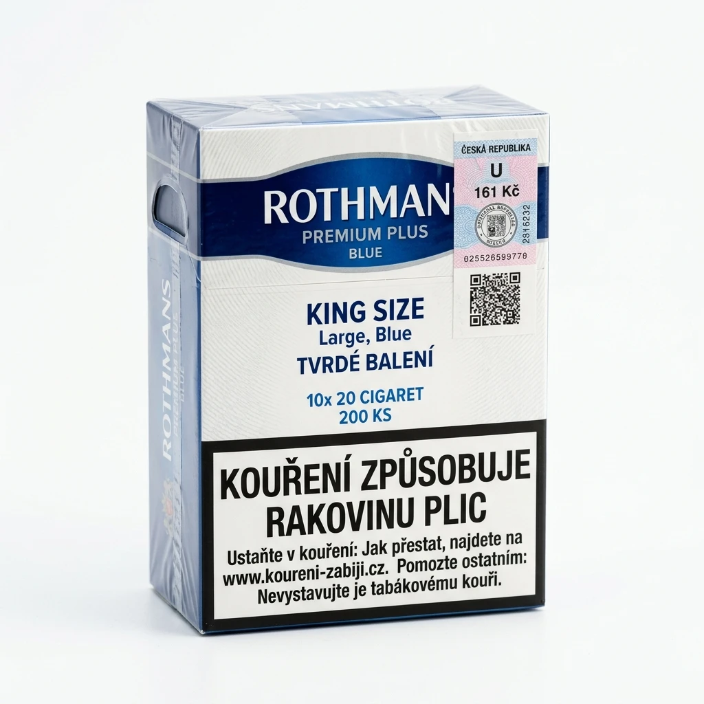 Rothmans Premium Plus Blue king size tvrdé bal. 10 krab. 20 ks kolek U 161 Kč VO cena