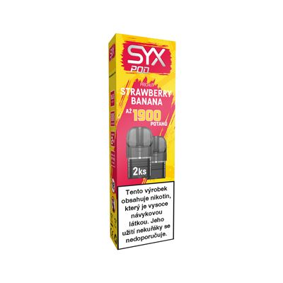 SYX Pod Banana/banán Strawberry/jahoda kolek R/U 1 ks