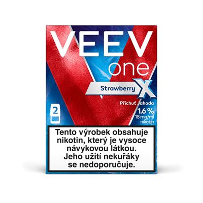 VEEV ONE X Strawberry/jahoda 1,6 % kolek R 1 ks