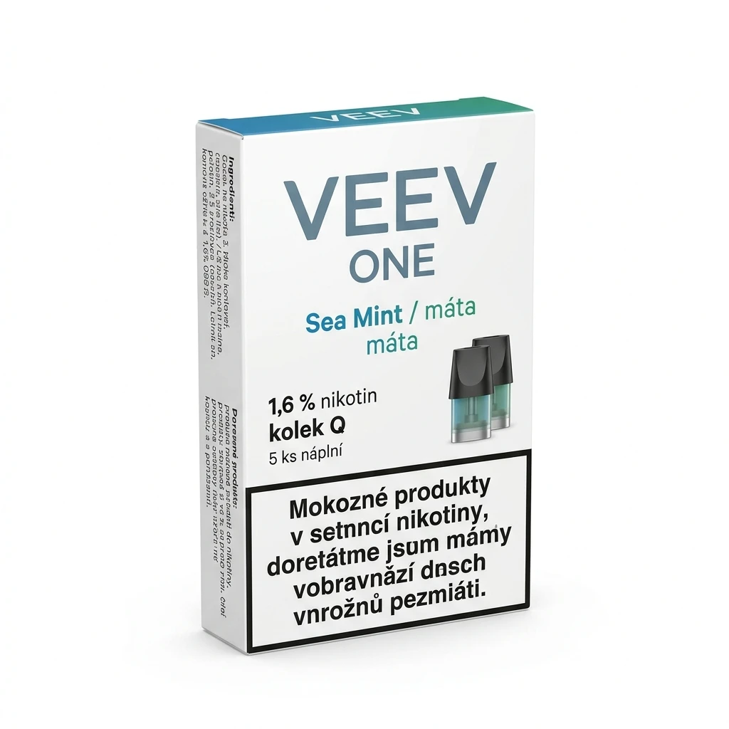 VEEV ONE Sea Mint/máta 1,6 % kolek Q 5 ks