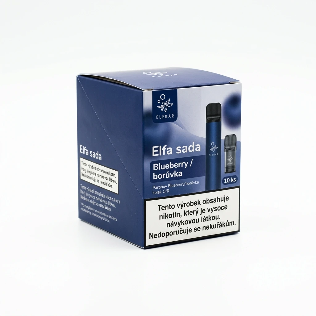 ELF BAR Elfa sada Blueberry/borůvka kolek Q/R 10 ks