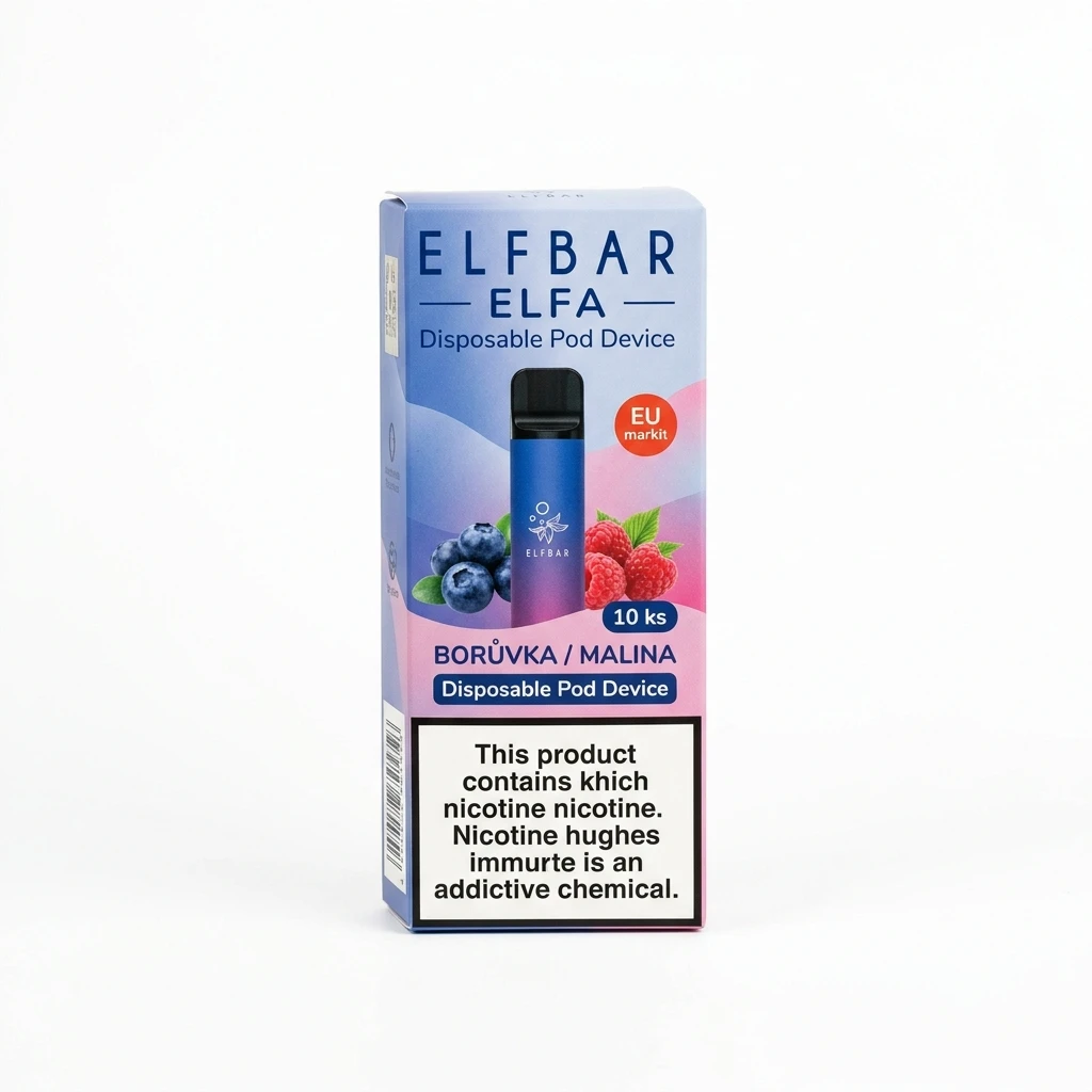 ELF BAR Elfa sada Blueberry/borůvka Raspberry/malina kolek Q/R 10 ks