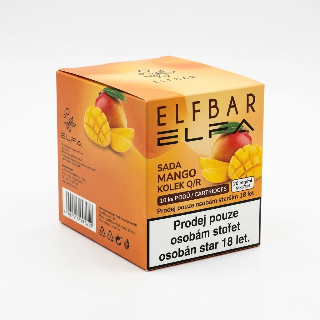 ELF BAR Elfa sada Mango kolek Q/R 10 ks