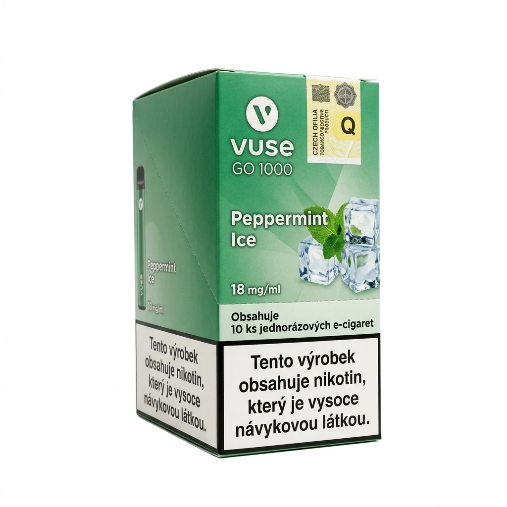 VUSE GO 1000 18mg Peppermint Ice kolek Q 10 ks