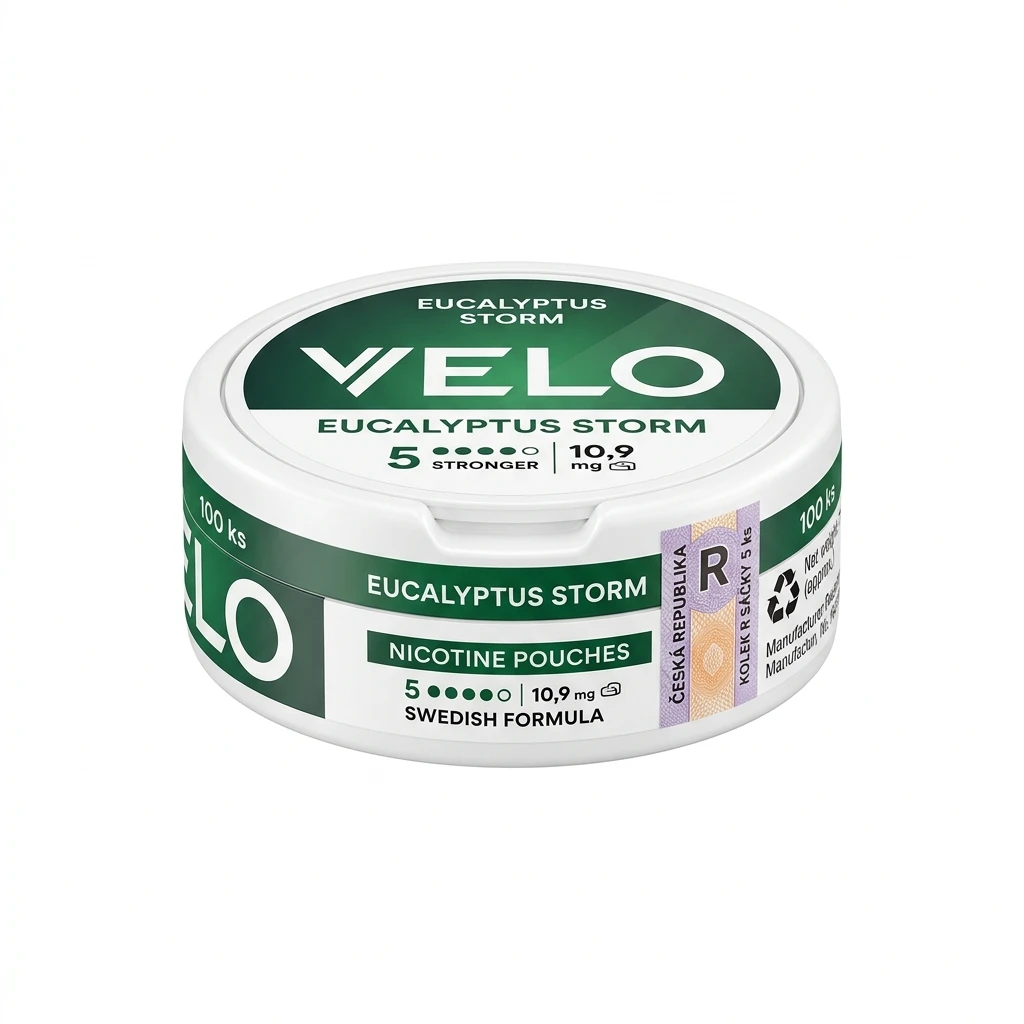 VELO Eucalyptus Storm 10,9 mg kolek R sáčky 5 ks
