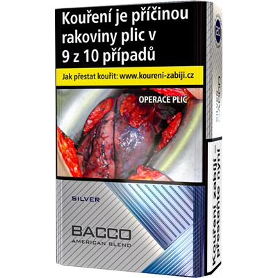 BACCO Blue & Silver Line king size tvrdé bal. 10 krab. 20 ks kolek U 154 Kč VO cena