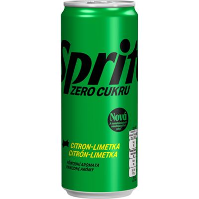 Sprite Zero 24 x 330 ml plech