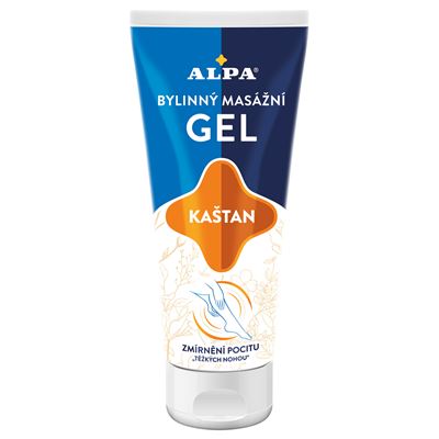 ALPA Masážní gel kaštan 100 ml