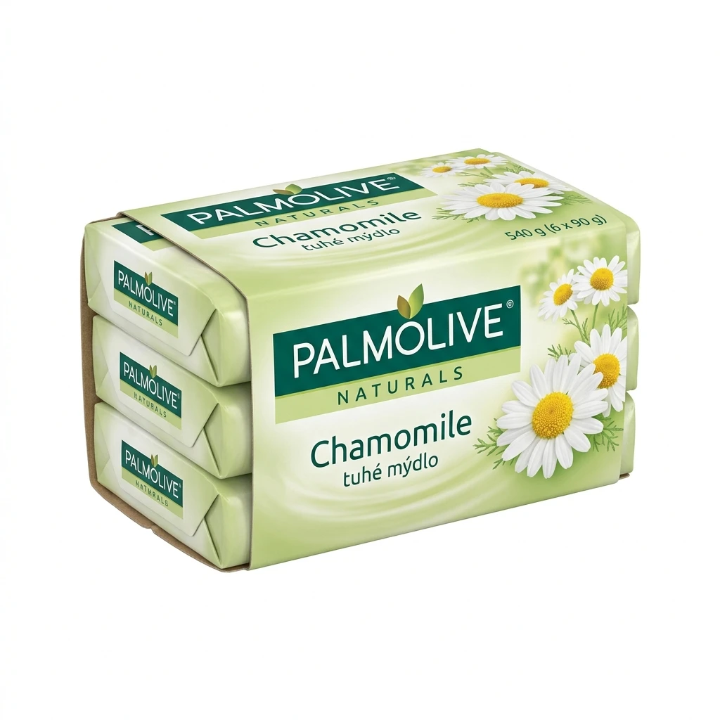 PALMOLIVE Naturals Chamomile tuhé mýdlo 6 x 90 g