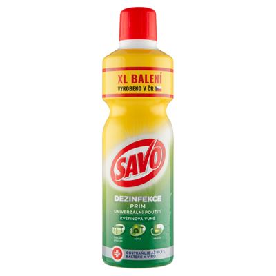 SAVO Prim květinová vůně dezinfekce 1,2 l