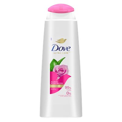 Dove Aloe Vera & Rose Šampon na vlasy 400 ml