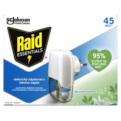 Raid Essentials elektrický odpařovač s tekutou náplní 1 + 27 ml