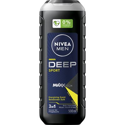 NIVEA Men Deep sport sprchový gel 500 ml