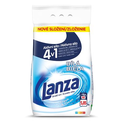 LANZA White prášek na praní 5,85 kg