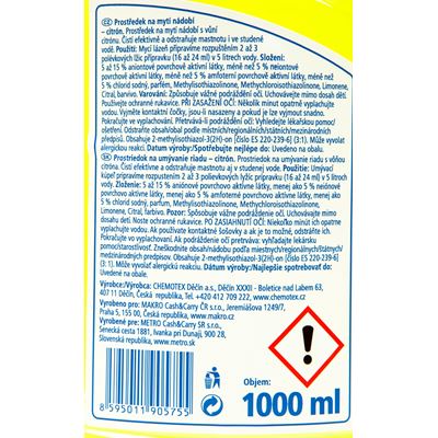 aro Prostředek na mytí nádobí citron 3 x 1 l