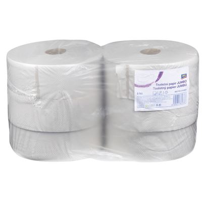 aro Jumbo Toaletní papír recykl. 1vrstvý 280 mm 375 m 6 ks