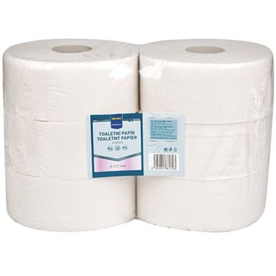 METRO PROFESSIONAL Jumbo Toaletní papír recyklovaný 2vrstvý 23 cm 180 m 6 ks