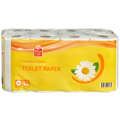 Fine Life Toaletní papír Camomile 21, 4 m 3vrstvý 16 ks