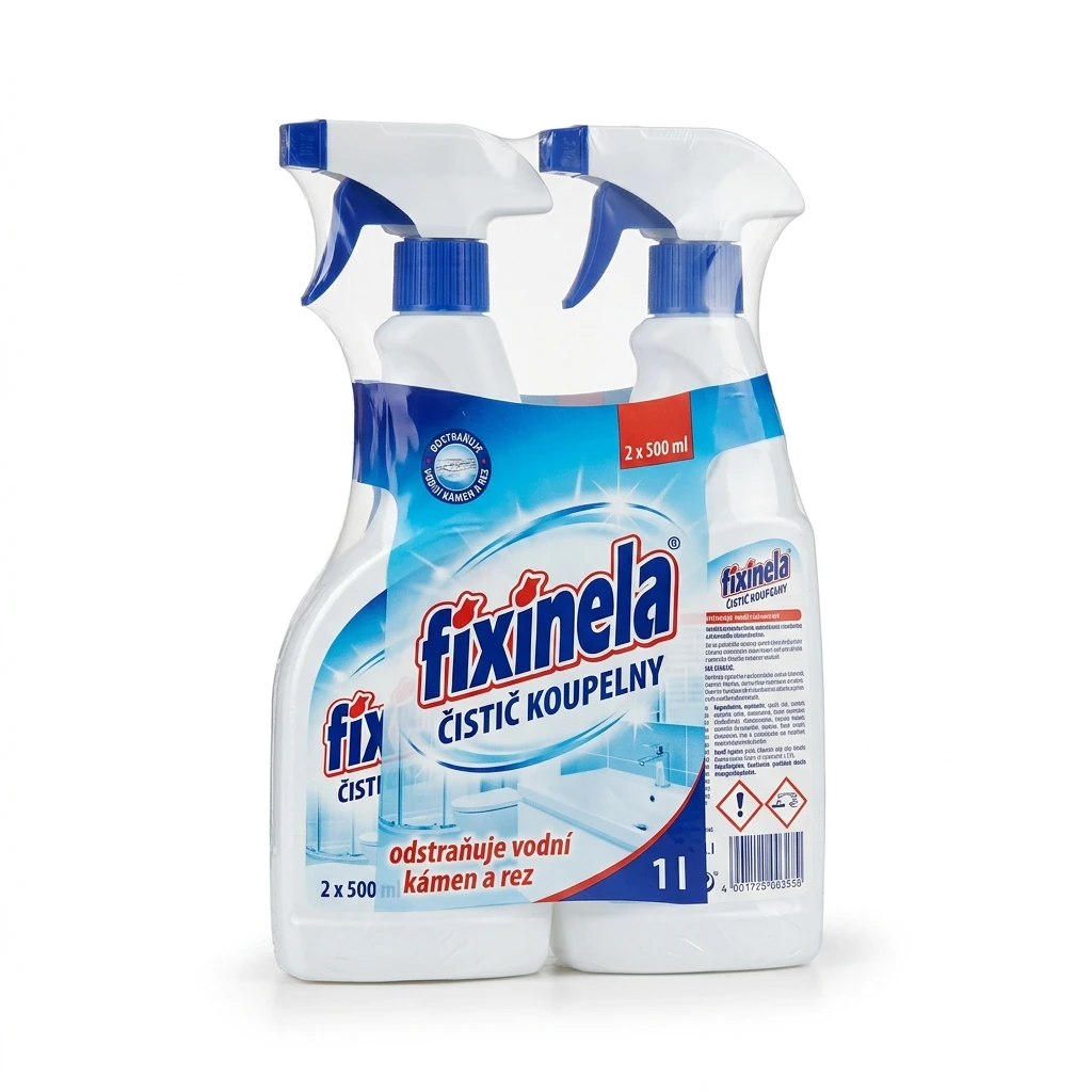 fixinela čistič koupelny 2 x 500 ml