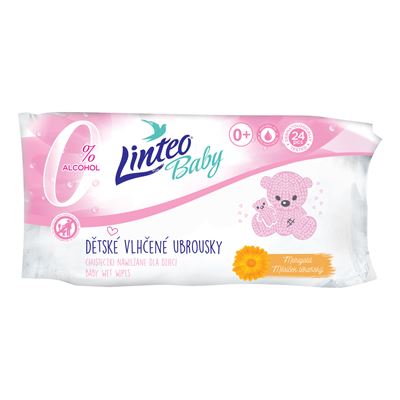 Linteo Dětské vlhčené ubrousky 24 ks