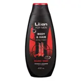 Lilien Dark Red 2v1 Sprchový gel pánský 400 ml
